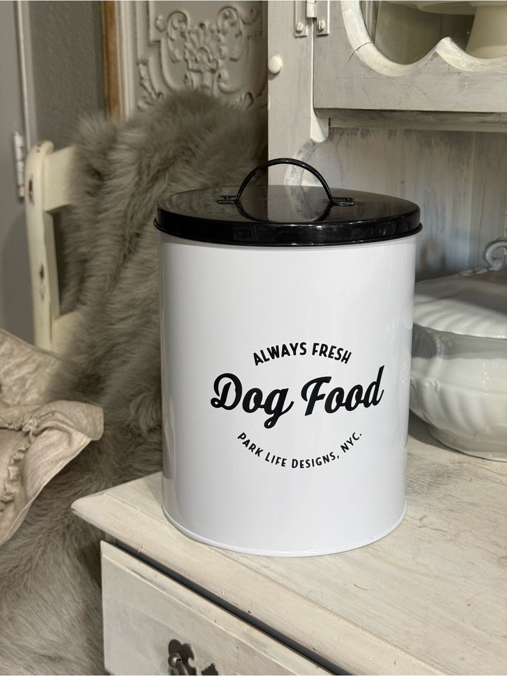 Dog Food Canister